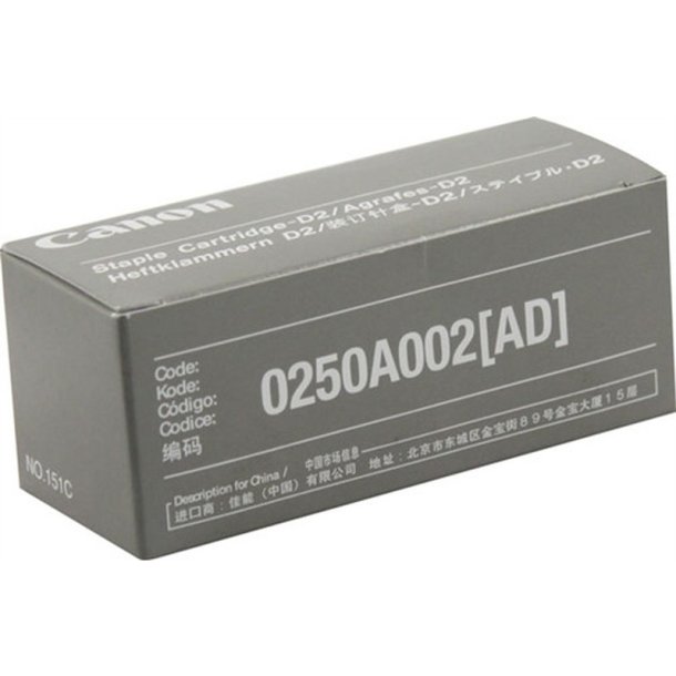 Canon Staples Cartridge D2 - 3 pakker med 2000 h�fteklammer - H�ftemaskinepatron 